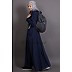 Travel abaya in Jersey - Navy Blue Travel abaya in Jersey - Navy Blue